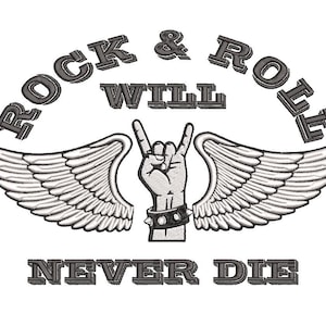 Machine Embroidery Design  Rok-n-roll