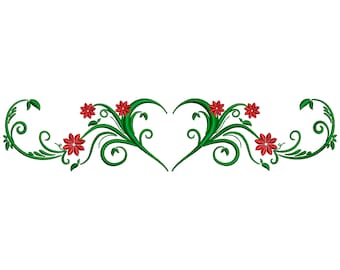 Decorative Divider Machine Embroidery Design