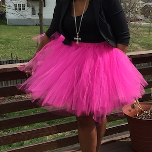 Adult Tulle Skirt (Full Skirt, Short, 20 Inches Long)