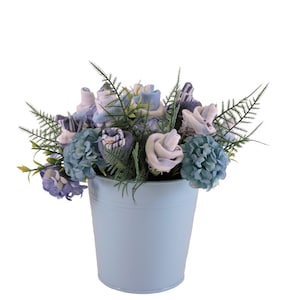 Baby Sock Bouquet, Unique Baby Gift, Baby Shower Centerpiece, Blue Baby Flower Bouquet, Baby Boy gift