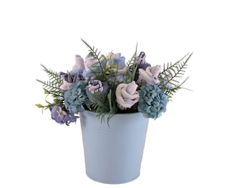 Baby Sock Bouquet, Unique Baby Gift, Baby Shower Centerpiece, Blue Baby Flower Bouquet, Baby Boy gift