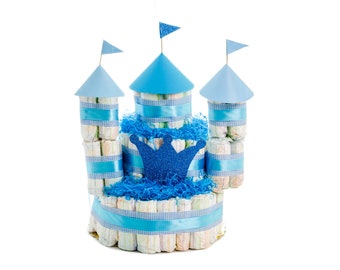 Castle Diaper Cake Etsy