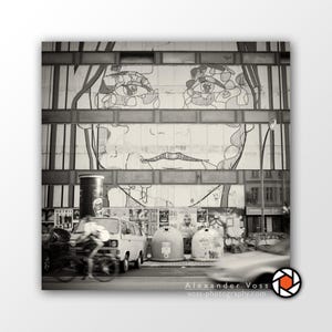 Street Photography Berlin on Canvas - Inspiring Black and White Photography as Canvas Print - Stylish Photo Art Directly from the Artist