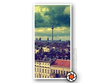 Berlin Skyline - Mural photography poster on truck tarpaulin - No extra framing needed - Fine art prints & photo art directly from the photographer