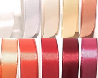 1m/0,16EUR) Schleifenband Taft 50m x 25mm Taftband Geschenkband Dekoband - Farbwahl -