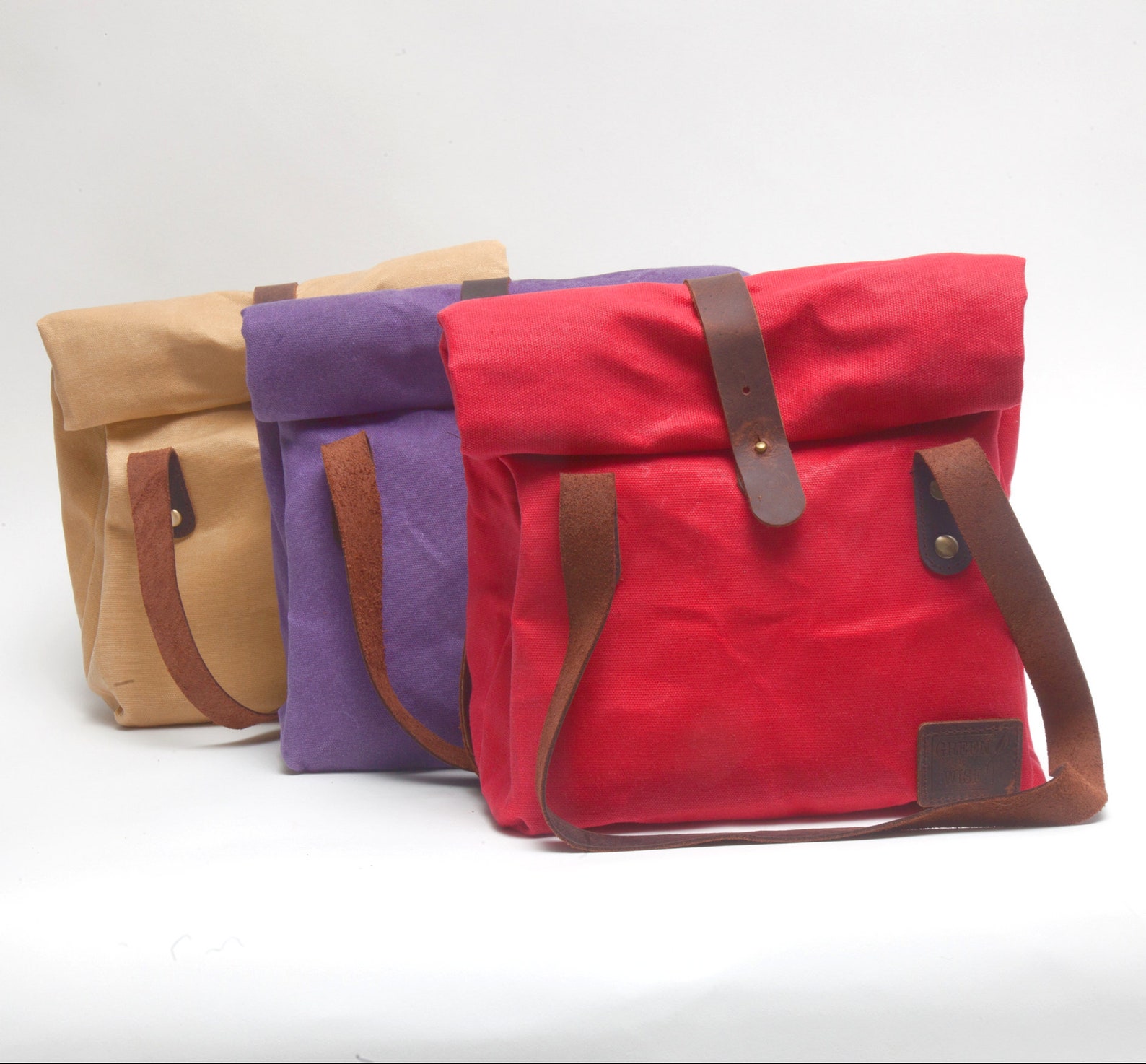 Insulated Waxed Cotton Canvas Lunch Bag for Women Designer Etsy