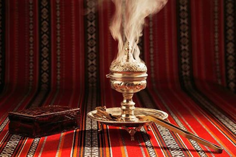Incense Moroccan oud Arabic smell and censer Etsy