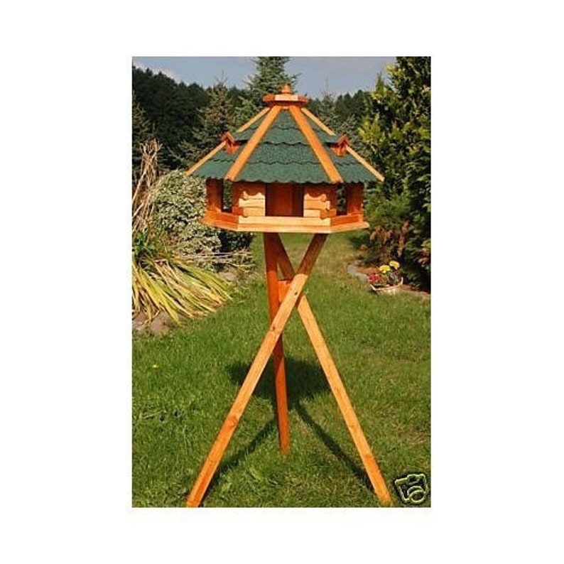 Vogelhuisje met standaard XXL 67 x 45 cm afbeelding 1