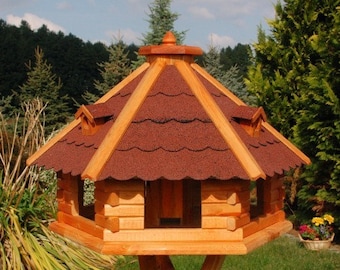 Enorm XXL vogelhuis, voederhuisje 67 x 45 cm impr