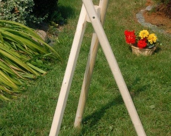 Stand C natural, birdhouse stand, stand tripod untreated for your birdhouse