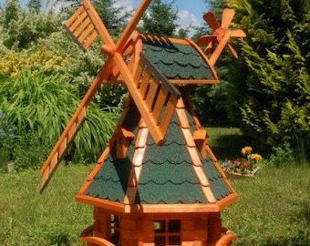 North German windmill with solar lighting 1.25 m