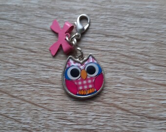 PENDANT/ CHARM *Owl with bow*
