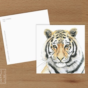 Karte 'Tiere im Portrait' - *Tiger*
