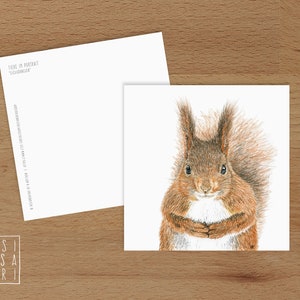 Card 'Animals in Portrait' - *Squirrel*