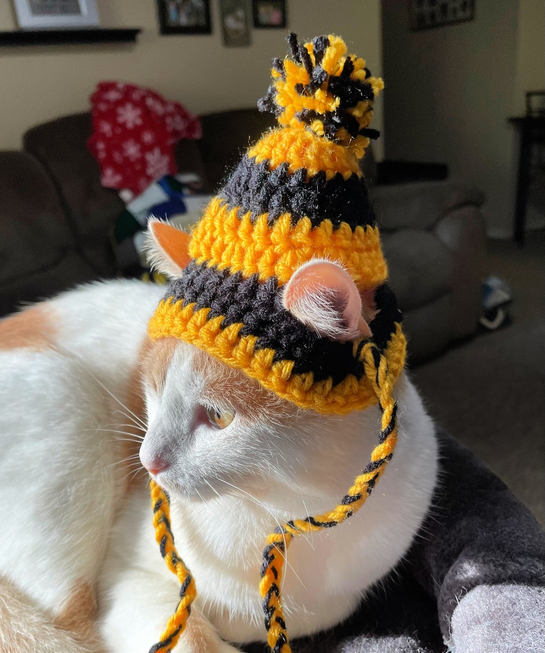 Hufflepuff-inspired Cat Hat - Etsy