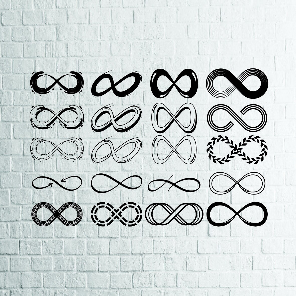 Download BUY 3 GET 1 FREE...20 Infinity Sign Svg Bundle Infinity | Etsy
