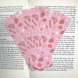 Woodland Totoro Bookmark, Pink Cottagecore Totoro