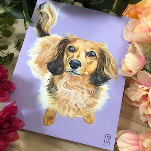 Pet/Animal Portrait, Custom Pet Portrait, Acrylic Painting