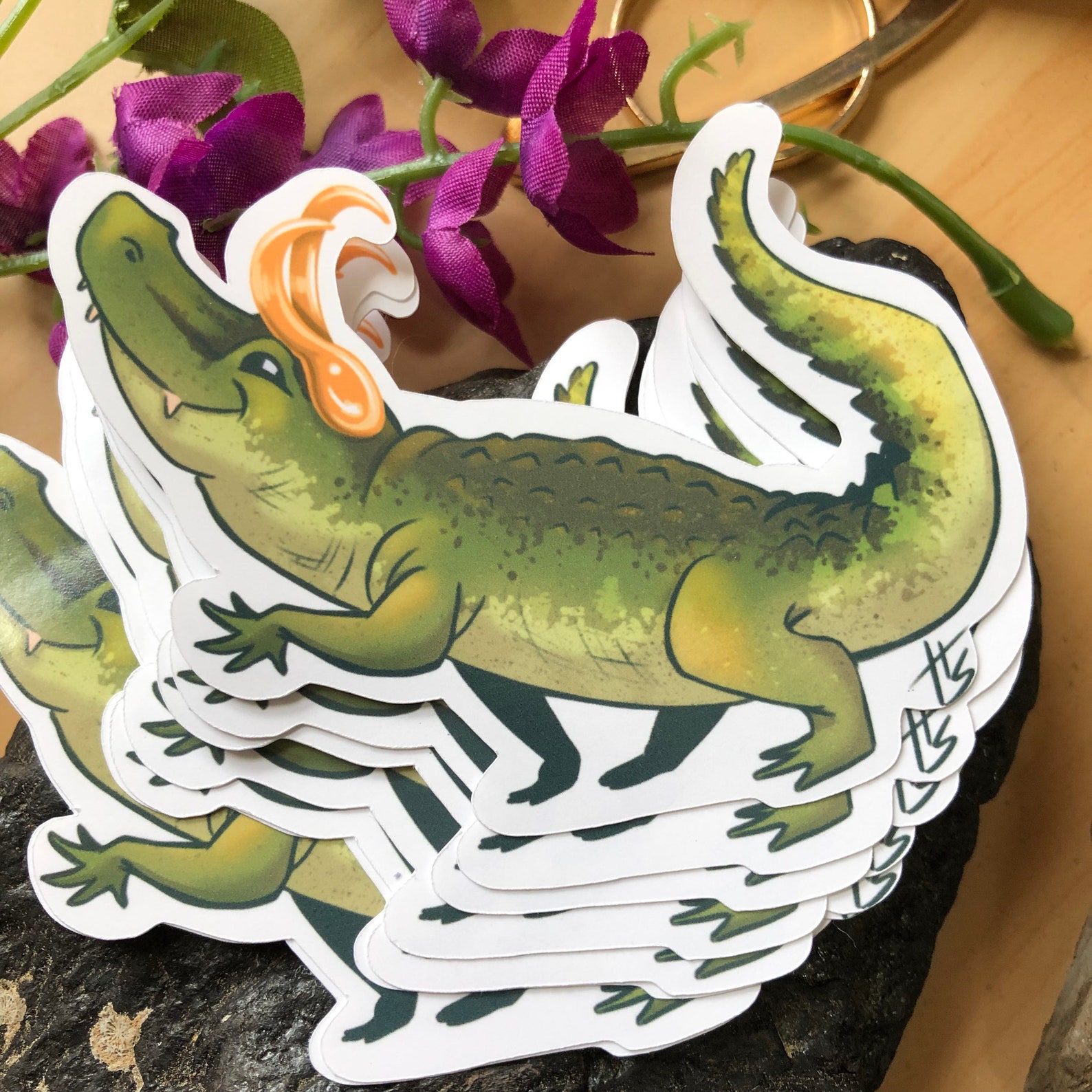 Gator Loki Glossy Sticker Croki Reptilian God of Mischief | Etsy