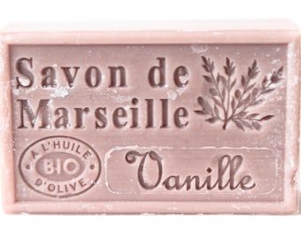 Savon de Marseille Savon naturel bio vanille 125g