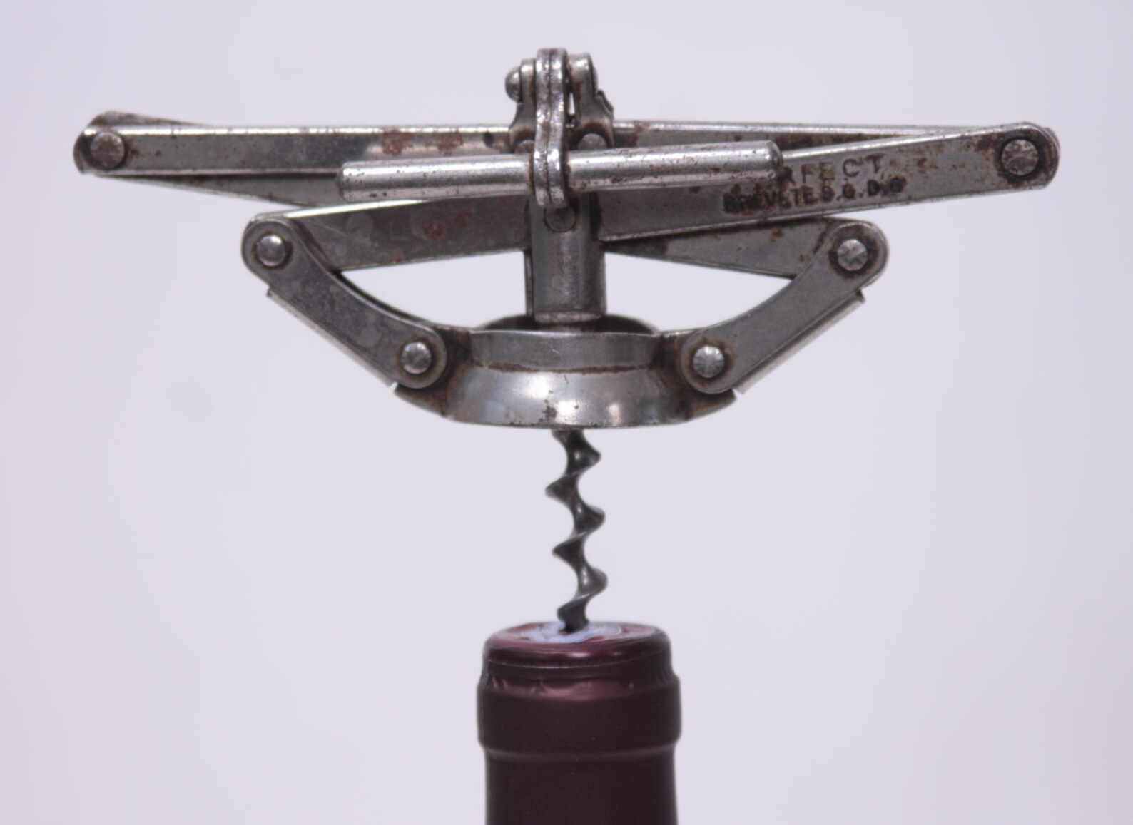 Zig Zag Corkscrew Wine Bottle Opener Antique 91519 Etsy