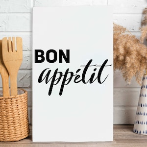 Kitchen Decor, Kitchen Signs Decor, Kitchen Wall Decor, Kitchen Sign, Bon Appetit Signs, Farmhouse Kitchen Decor, French Kitchen Signs