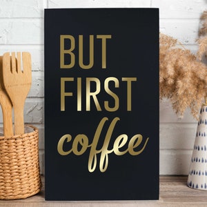 Kitchen Decor, Kitchen Signs Decor, Kitchen Wall Decor, Small Kitchen Sign, For Kitchen Wall Decor Art, farmhouse kitchen decor, Coffe sign