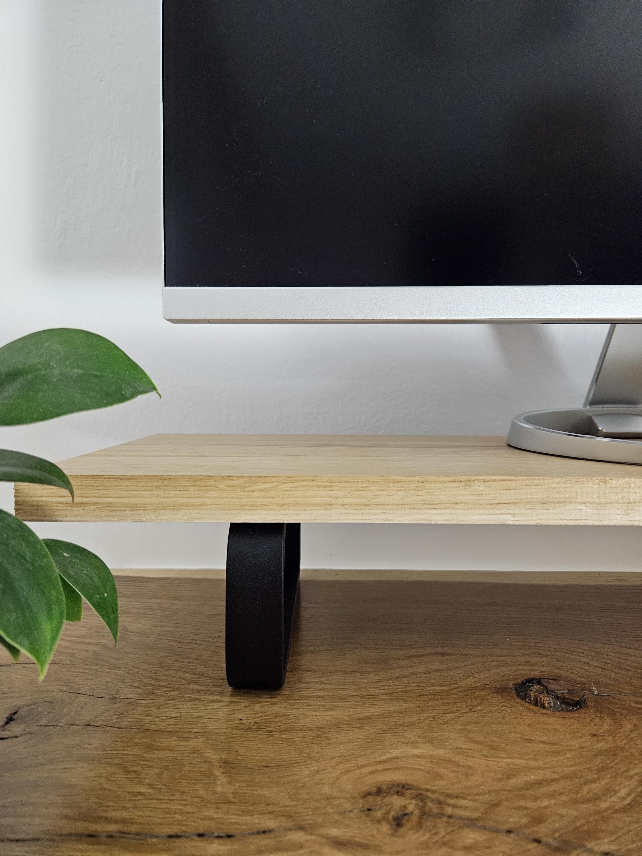 Monitor Stand, Monitor Riser, Wood Monitor Stand, Wooden Dual Monitor ...