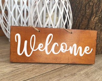 Welcome Sign, Welcome Sign, Front Door Welcome Sign, Outdoor Sign, Welcome Sign for Front Porch, Rustic Sign, housewarming gift