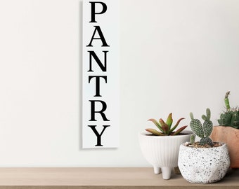 "Pantry Schild aus Holz: Rustikales Holzschild für die Küche ""Küche"" 10x15 cm"