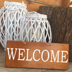 Welcome Sign,Welcome Sign, Front Door Welcome Sign, Outdoor Sign, Welcome Sign for Front Porch, Rustic Sign, housewarming gift