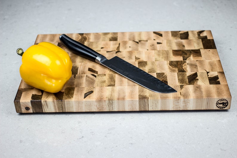 Butcher Block Chopping Block Maple 17 X 11-58 X 1-14 Medium End Grain Cutting Board