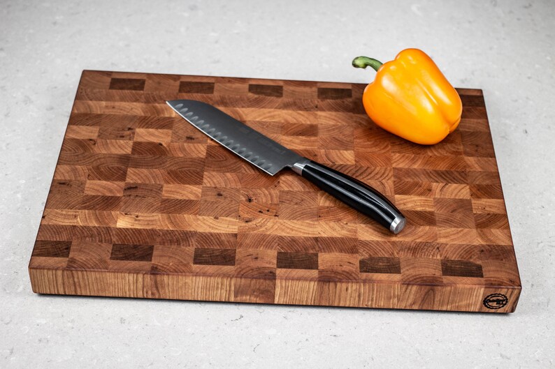 Cherry Large End Grain Cutting Board 19 1 8 X Etsy
