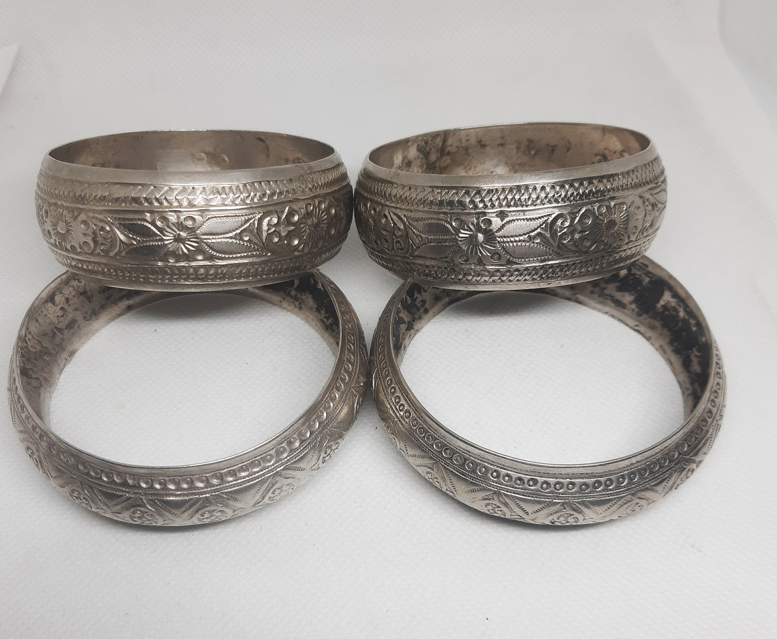 VINTAGE Silver Bracelet Tuareg African Bangle,moroccan