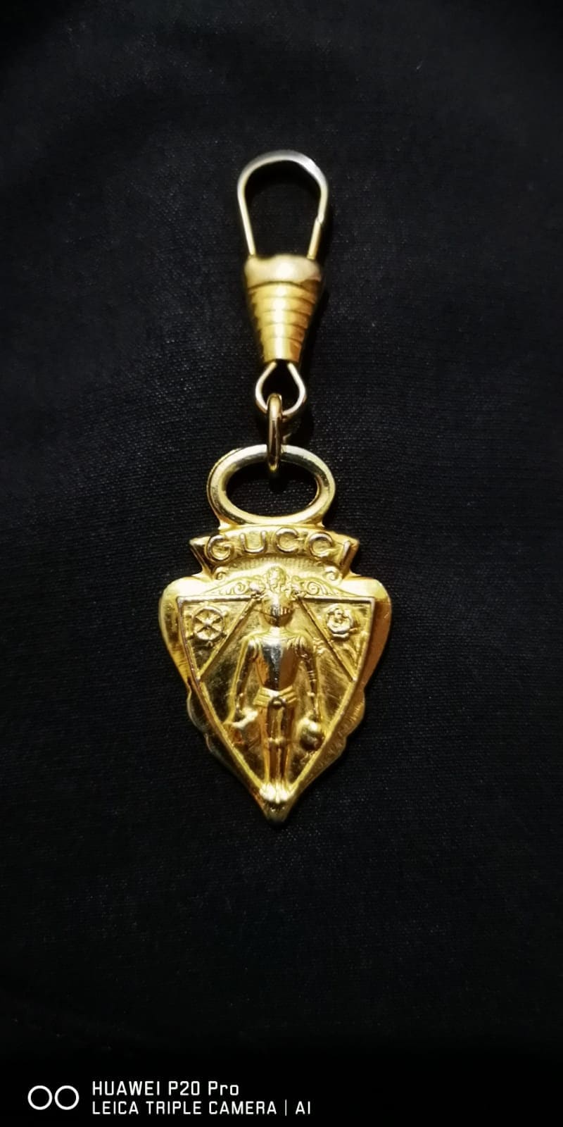 Gucci knight pendant sale