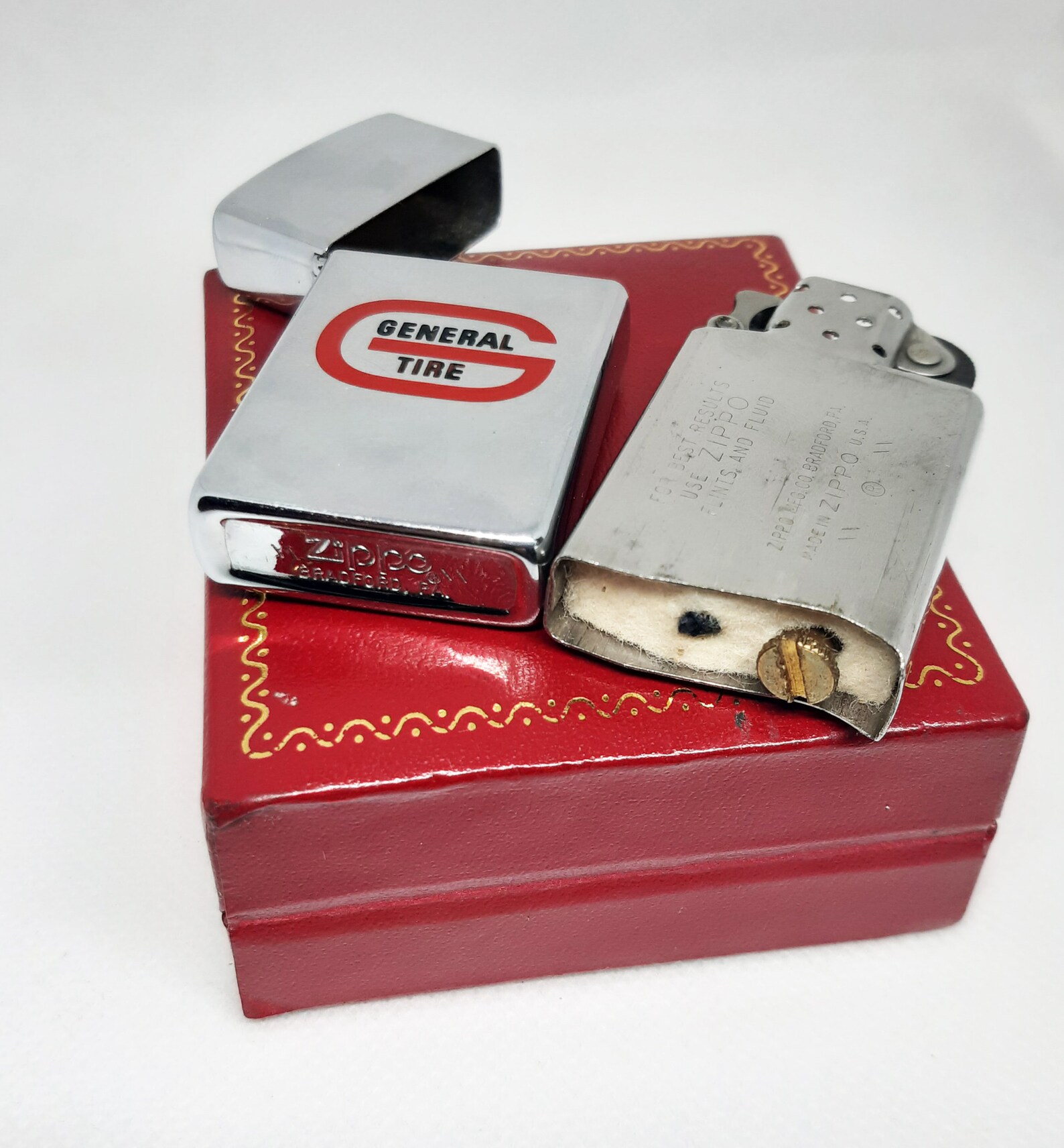 Vintage Lighter Zippo General Tire Bradford PA Made in USA Etsy