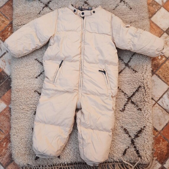 Burberry Children's Beige Puffer Coat, Burberry Unisex Kids Jacket