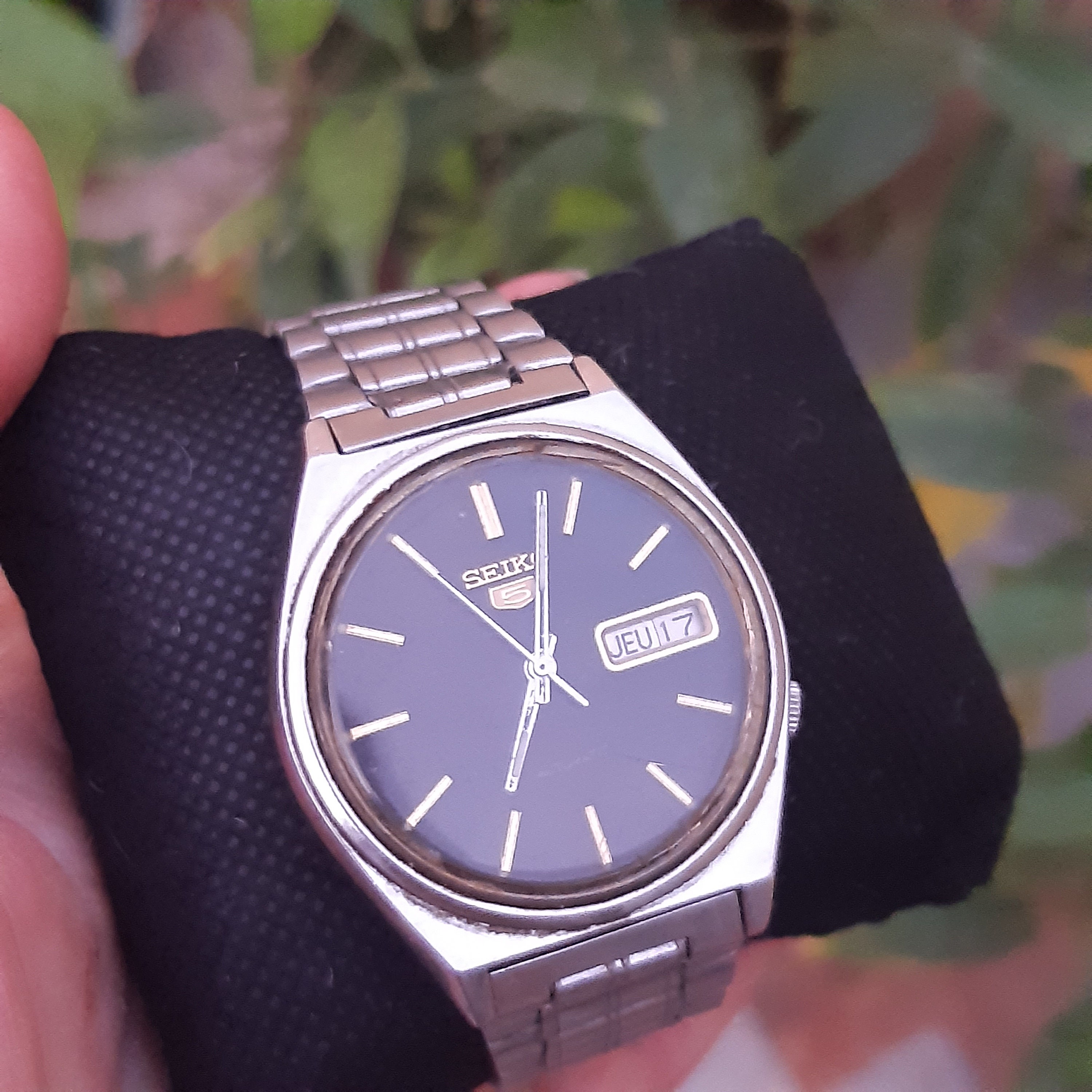 Vintage Seiko 5 Automatic 7009-3140 Black Dial DAY DATE WATCH - Etsy Finland