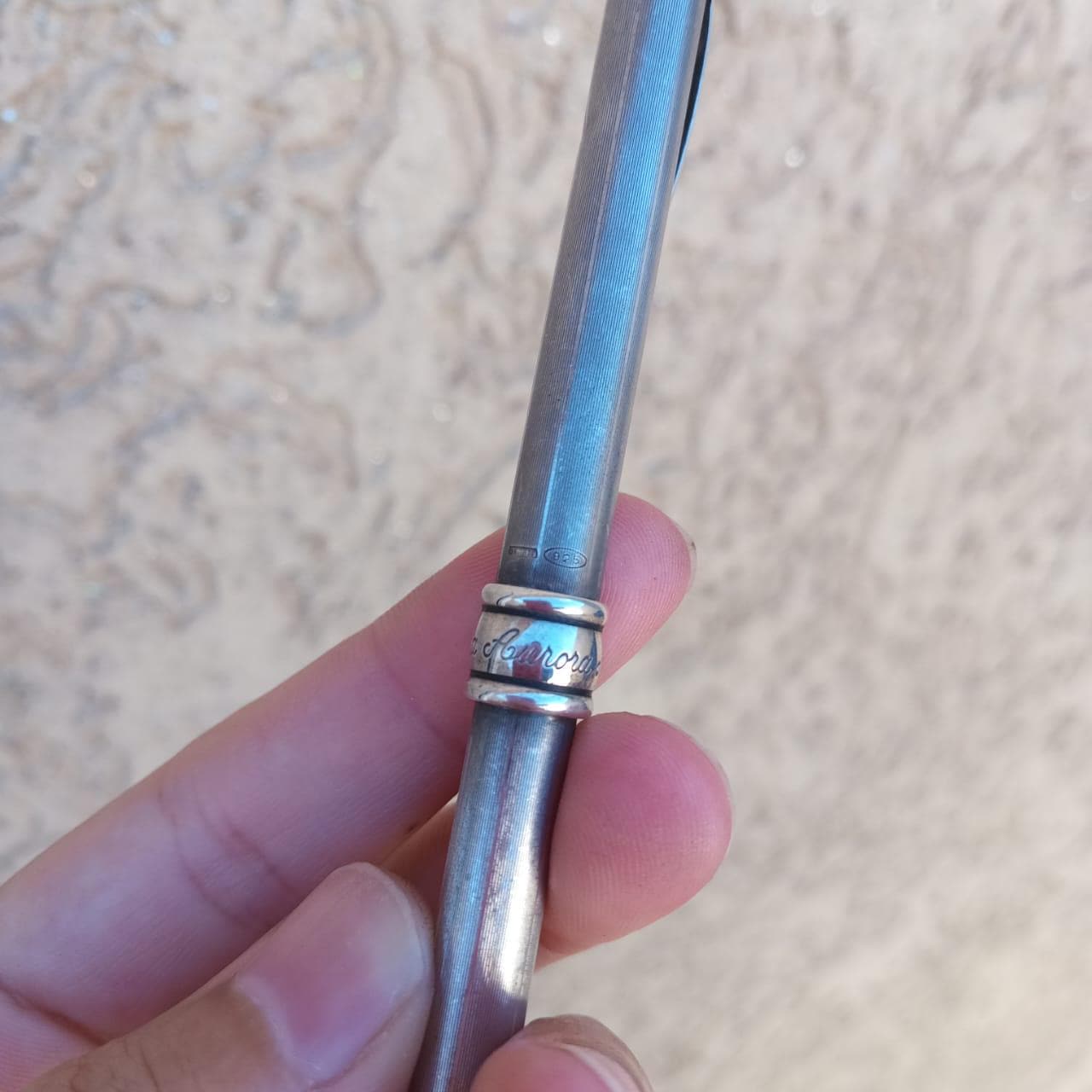 Vintage Rare AURORA Sterling Silver 925 Ballpoint Made in