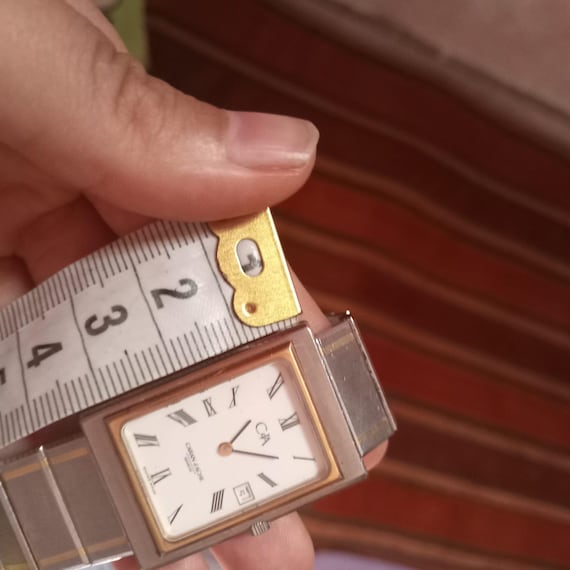 Vintage CARAN D'ache Quartz Tank Watch SWISS MADE, Caran D