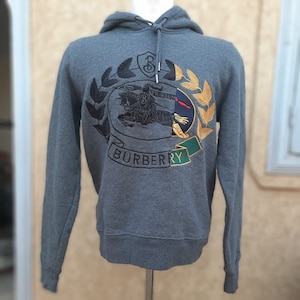 Burberry mens hoodie - Etsy Polska