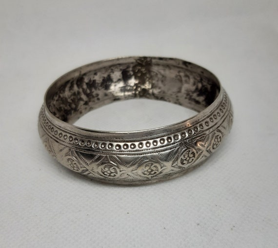 VINTAGE Silver Bracelet Tuareg African Bangle,moroccan
