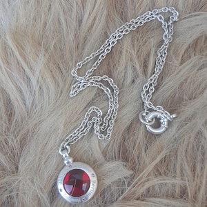 JOOP Sterling Silver Long necklace, Joop! Berlin Hamburger potsdam stone Gift, Vintage joop necklace, used joop jewelry