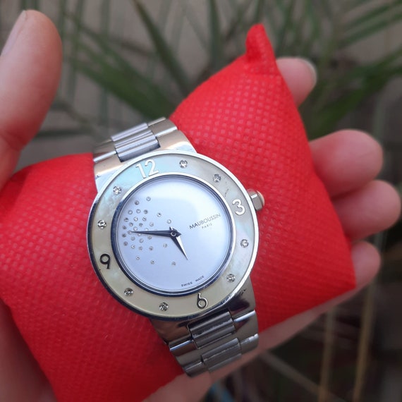 Buy MAUBOUSSIN 9112100 Amour Le Jour Se Leve QUARTZ SS 31MM Ladies Watch Working Mauboussin Watch Authentic Mauboussin Collection Watch Gift Online in India Etsy