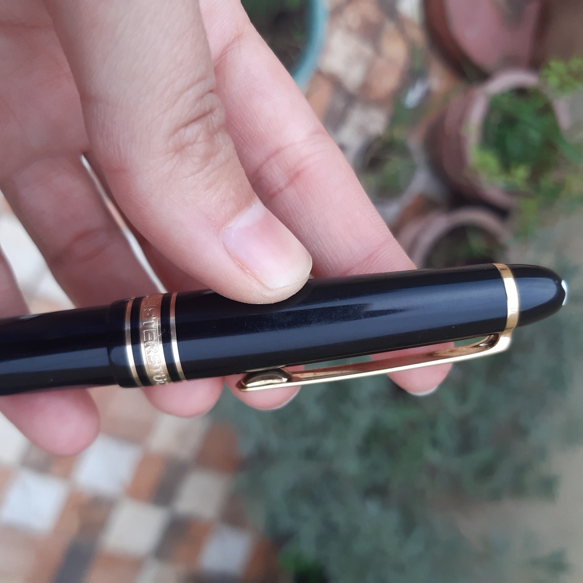 MONTBLANC Fountain Pen 14K Nib Montblanc Meisterstuck 14K Etsy
