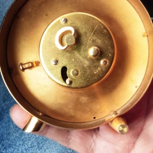 Jaeger Lecoultre Gilt Brass Vintage Desk Clock Ref.425, Circa 1960 A ...