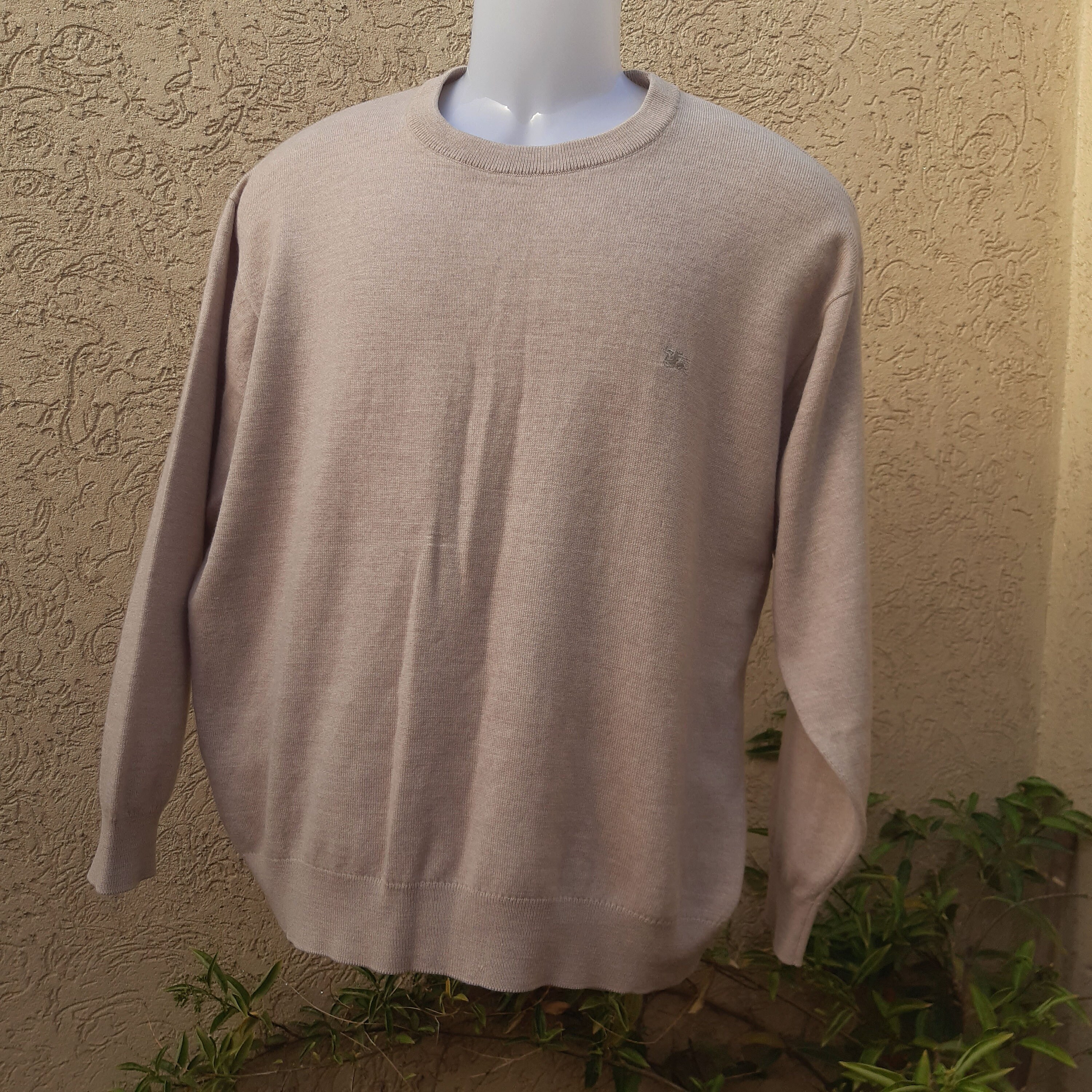 Fashion Saters Crewneck Saters WE Crewneck Sweater brown-cream flecked casual look 
