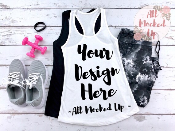 Download Next Level 1533 Womens White Black Workout Racer - Iphone ...