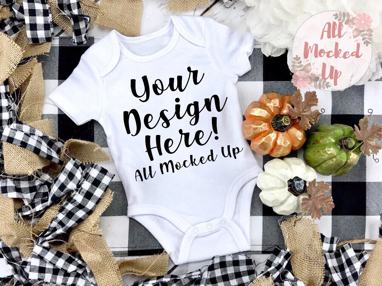 Arb Blanks Baby Bodysuit White T Shirt Mock Up Mockup Image Etsy