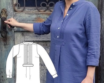 Sewing pattern women's plow dress